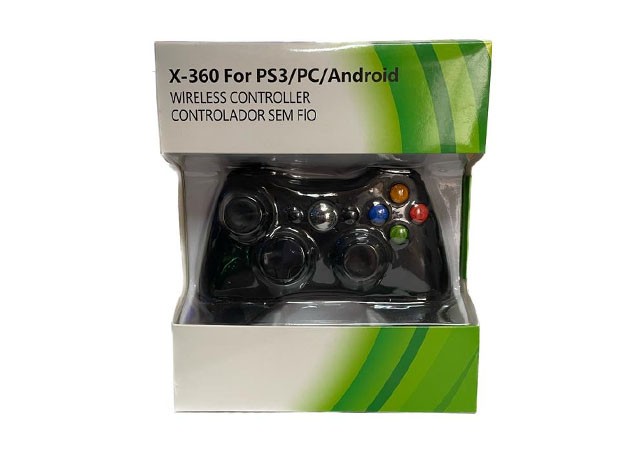 JOYSTICK XBOX 360 GENERICO PC/XBOX/PS3/ANDROID NJX312 BLACK