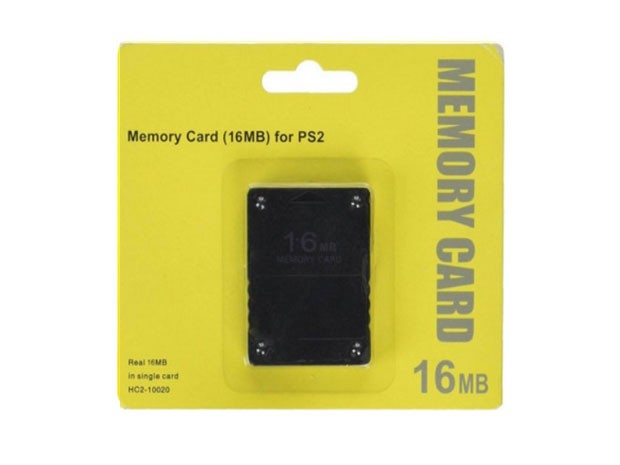 &+ MEMORY CARD PS2 16 MB BLISTER CORTO SIN MARCA