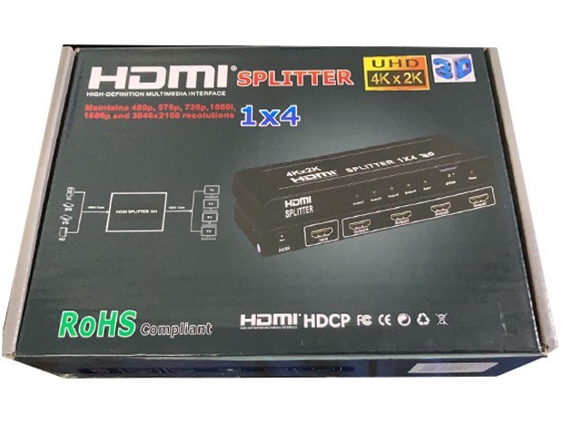 &+  HDMI SPLITTER 1 X 8 DUPLICA HD 4Kx2K 3D (7304)