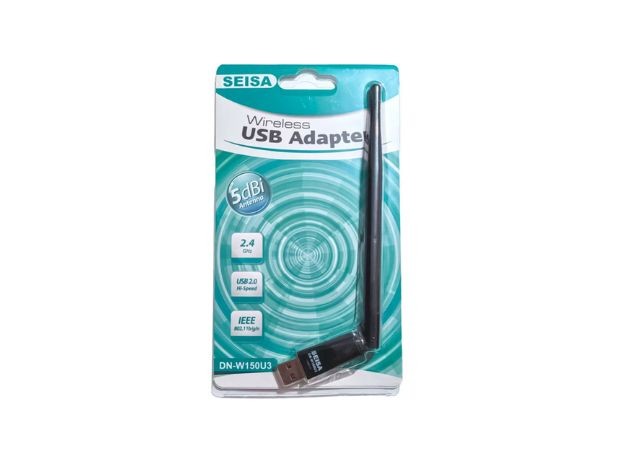 &u+ RECEPTOR USB ADAPTADOR ANTENA DN-W150U3