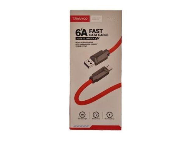&+u CABLE CARGADOR V8 TRANYCO 6A 1MTS T-S19V