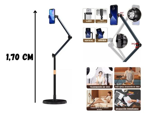 &u+ HOLDER SOPORTE 1.70M CON TELECOPIO ZJ-L11