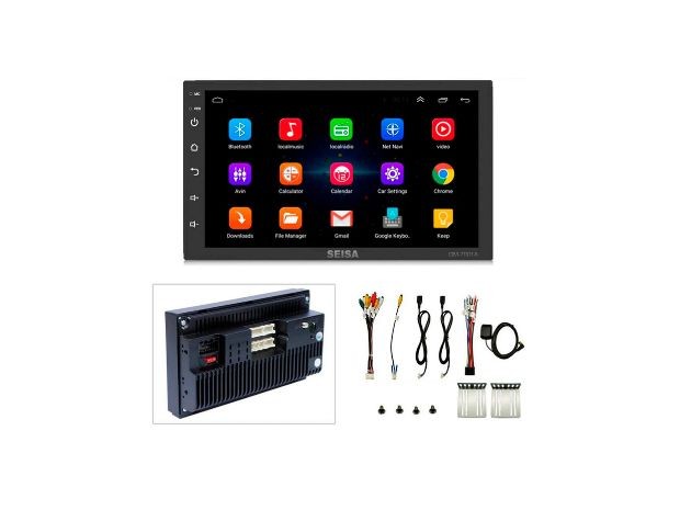 &u+ STEREO   ANDROID PARA AUTO 7 CON CAMARA TRASERA QM-7001A