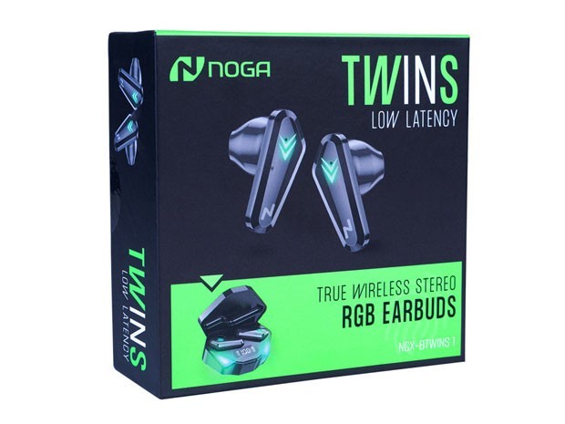 &+ AURICULAR BT BLUETOOTH NOGA RGB NGX-BTWINS1