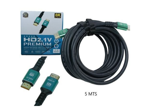 &u+ CABLE HDMI 5 MTS PREMIUM 8K CAB-47007