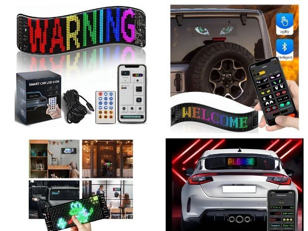 &u+ CARTEL LUMINOSO 64 x 20 CM FLEXIBLE BLUETOOTH