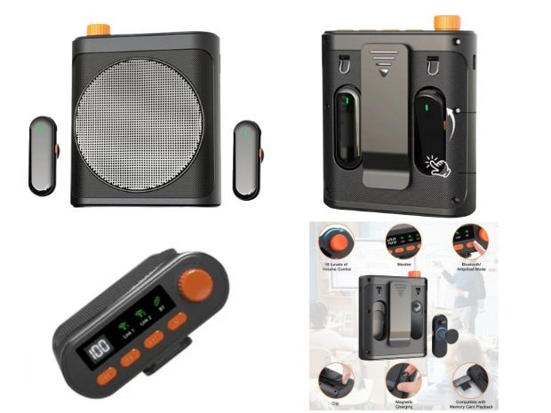 &u+ PARLANTE BT + MICROFONO MEGAFONO WIRELESS EJ-B6108
