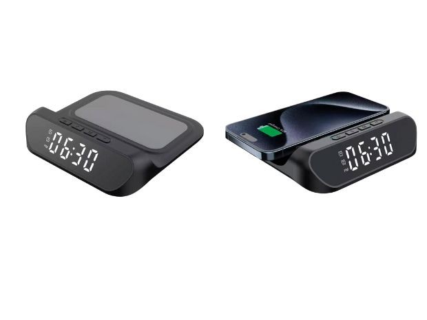 &u++ RELOJ DESPERTADOR CARGA INALAMBRICO 15W (RD11)