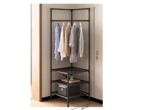 &u++ ORGANIZADOR DE ROPA TIPO PERCHERO + ESQUINERO (NF-2412)
