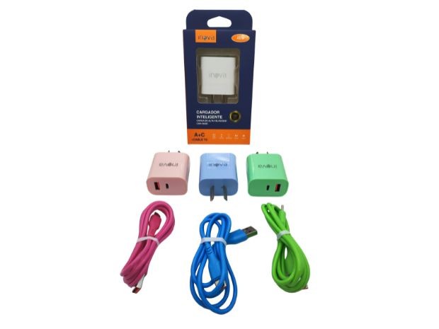 &u+ CARGADOR CELULAR TIPO C 45W INOVA DESMONTABLE CAR-4500C