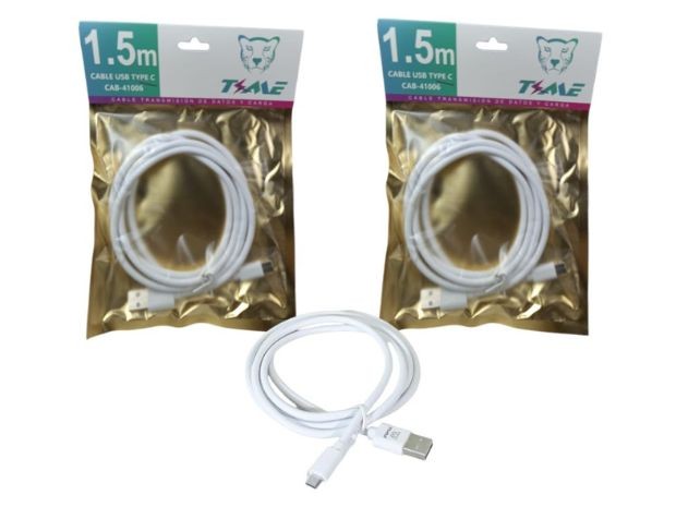 &u+ CABLE CARGADOR TIPO C EN BOLSA CAB-41006