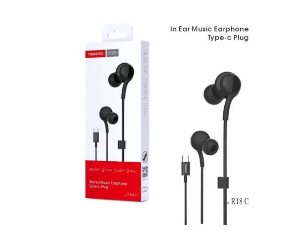 &u+ AURICULAR CABLE TIPO C TRANYCO T-R18C