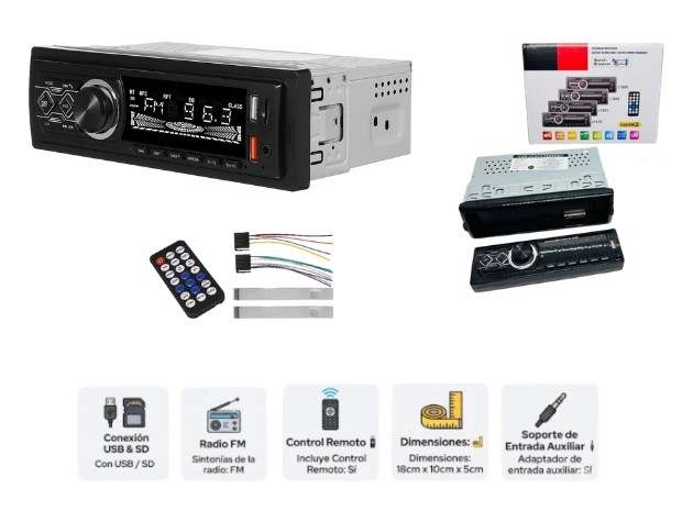 &uu STEREO USB SD FM MP3 DESMONTABLE STR-D120