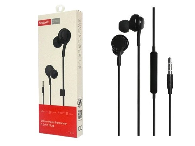 &ua AURICULAR CABLE TIPO MINIPLUG TRANYCO T-R18