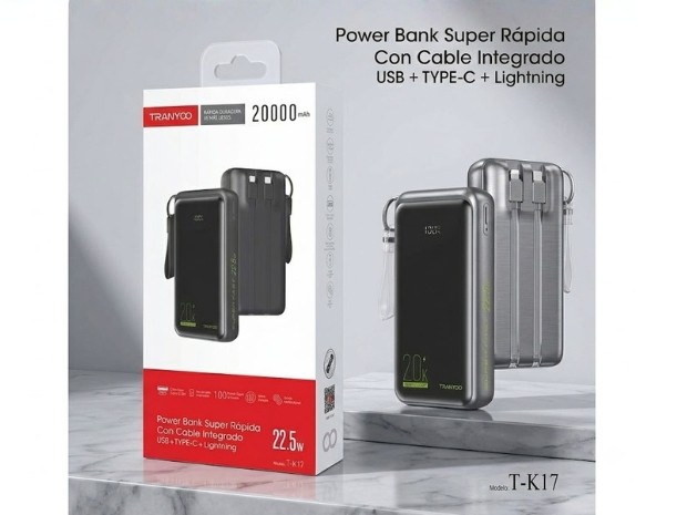 &ua POWER BANK 20,000 MAH T-K17