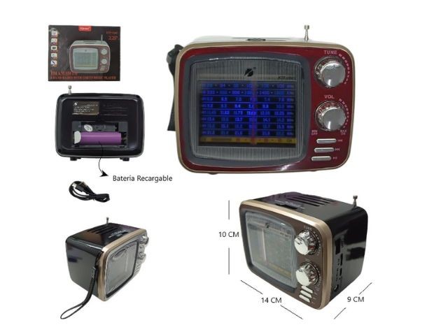 &ua PARLANTE BT BLUETOOTH RADIO KTF-1641  AM - FM / AUX