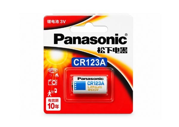 &ua PILA CHATA CR123A X 5 PCS PANASONI