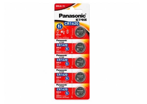 &ua PILA CHATA CR1620 X 5 PCS PANASONI