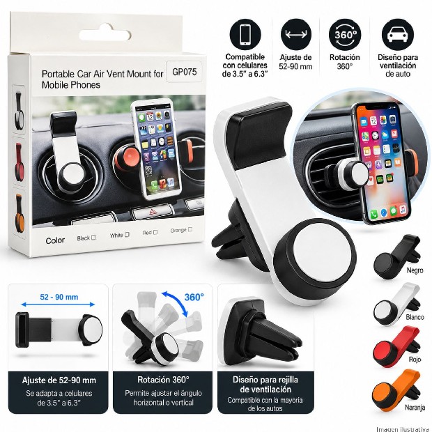 &ua HOLDER SOPORTE CELULAR GPT075