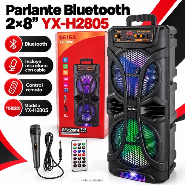 &ua PARLANTE BT BLUETOOTH YX-H2805