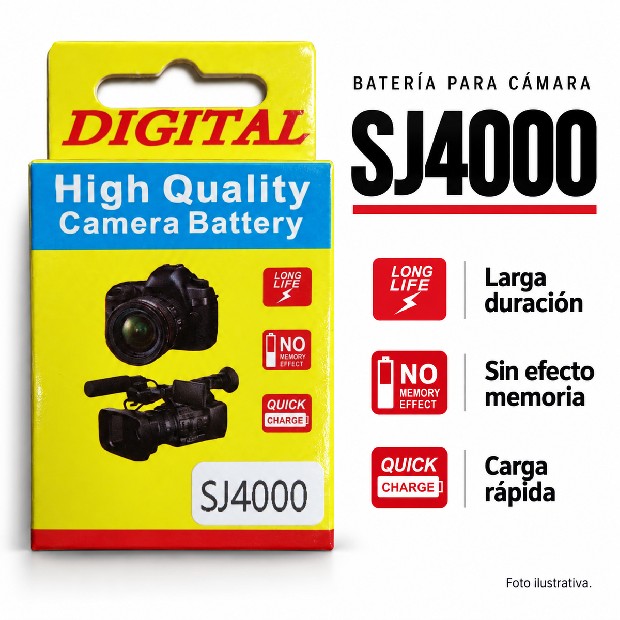 &ua BATERIA SJ4000 SJ5000 M10 SJCAM 900 MAH CAMARA DEPORTIVA