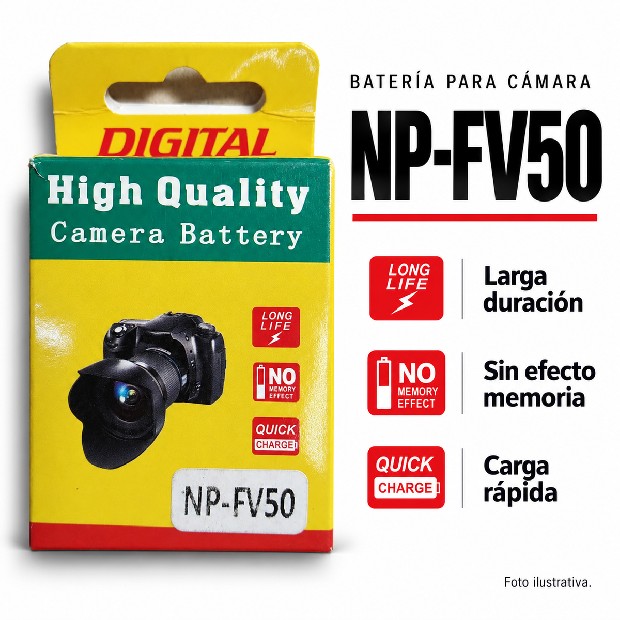 &ua BATERIA NP-Fv50